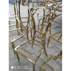 Krzesło stołowe z meblami ze stali nierdzewnej o dużej pojemności Titanium Gold PVD Maszyna do powlekania próżniowego