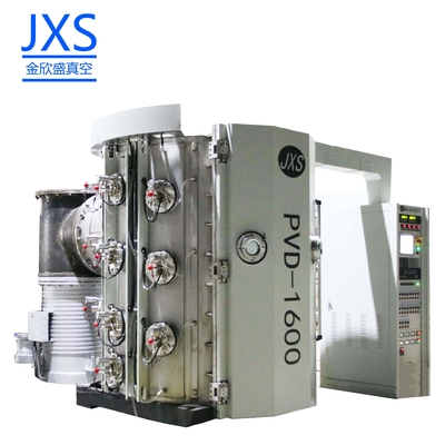 Foshan JXS Vakuum Evaporation Thin Film Coating Machine For Golden Rose Gold Blue Gray Black Color (Foshan JXS próżniowa parowanie cienkiej warstwy powłoki maszyny do złotych róż złotych niebieskich szarych czarnych kolorów)