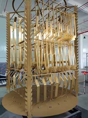 Blaskie metalowe błyszczące stali nierdzewnej Hardware Accessory Multi-Arc Ion Coating Machine For Gold
