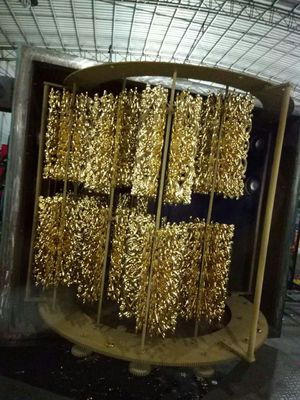 Maszyna do powlekania PVD Małe metalowe powłoki PVD z stali nierdzewnej z wielobiegu jonów Błękitny/różowy Złoty/Srebrny kolor