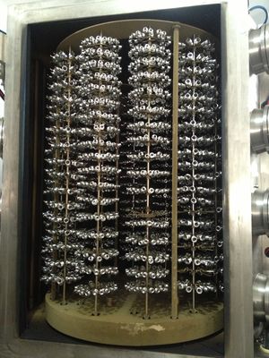 Całkowicie automatyczny zegarek ze stali nierdzewnej z maszyny do pokrycia próżniowego złota PVD