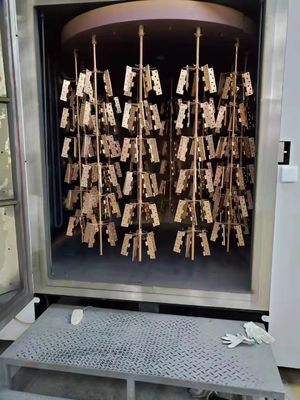 Maszyna do powlekania próżniowego PVD do dekoracyjnych naczyń pasujących do płytek podłogowych w złotym kolorze / Maszyna do powlekania ceramiki