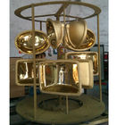 Ceramiczna ceramika sanitarna o dużej wydajności i wysokiej wydajności Multi Arc Ion PVD Próżniowa maszyna do złocenia
