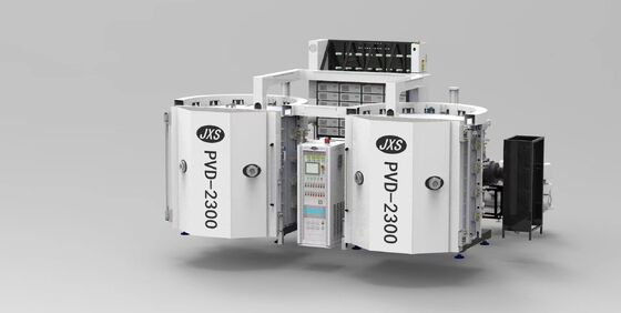 Maszyna do powlekania próżniowego PVD w kolorze błyszczącego srebra z wysokiej jakości wykończeniem lustrzanym i pełnym systemem automatycznego sterowania