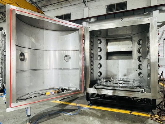 jakość Wielokomorowa maszyna do napylania magnetronowego PVD z powłoką odporną na zarysowania i wodę do luksusowych akcesoriów zegarkowych fabryka
