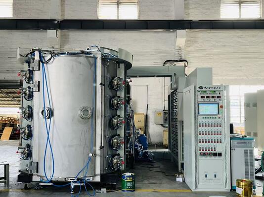 Jakość System pokrycia próżniowego do dekoracji szkła i płytek ceramicznych z wielokolorowymi wykończeniami fabryka